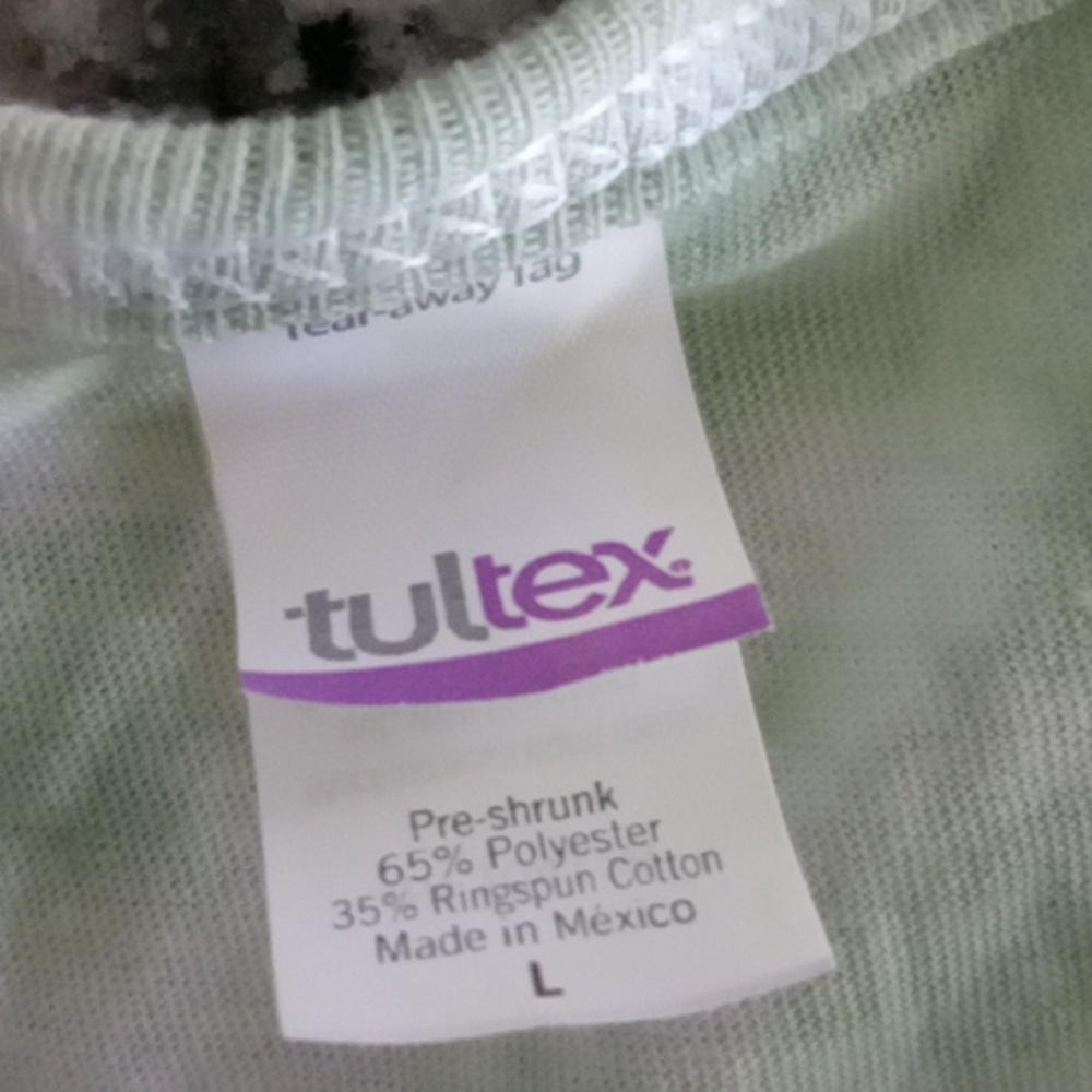 Tultex Light Green Tie-Dye Tank Top - Picture 5 of 5